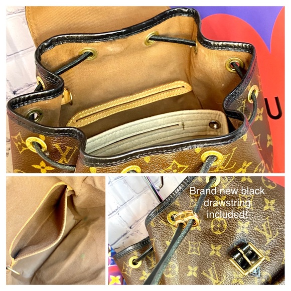 Louis Vuitton Montsouris MM backpack custom - Picture 9 of 16